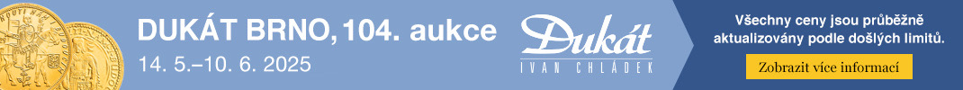 Dukát Brno, 104. aukce - KORESPONDENČNÍ