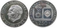 250 Dinár 1984 - XIV. ZOH Sarajevo