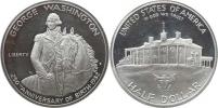 1/2 Dollar 1982 S - 250. výr. narození George Washingtona    KM 2