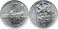 50 Kčs 1989 - Železnice Břeclav-Brno       kapsle