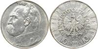 10 Zlotych 1939 - Pilsudski       "R"       Y. 29