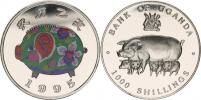 1 000 Shillings 1995 - rok prasete