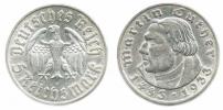5 Marka 1933 F - Luther