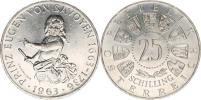 25 Schilling 1963 - princ Evžen Savojský       KM 2893