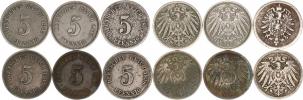 5 Pfennig 1889 E