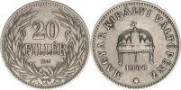 20 Fillér 1906 KB          "RRR"    3