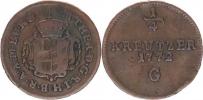 1/4 kr. 1772 G