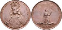 Hautsch - AR medaile na římskou korunovaci 1690 -
