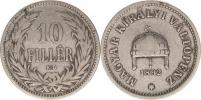 10 Fillér 1892 KB      "R"