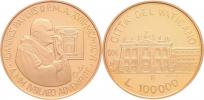 100.000 Lira 1996 R - průčelí basiliky svatého Jana