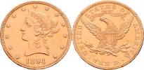 10 Dolar 1894 - hlava Liberty