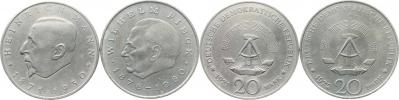 20 M 1971 - Heinrich Mann           KM 33   CuNi