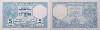 5 Dinárů 28.3.1917