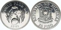 25 Piso 1981 - Světový den potravin          KM 232    Ag 500  25