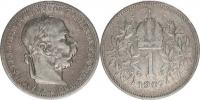 1 Koruna 1907 b.zn.      "RR"