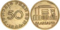 50 Franken 1954       KM 3      "R"
