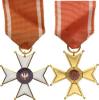Řád "POLONIA RESTITUTA" 1944 V. třída - rytíř bronz zlacená