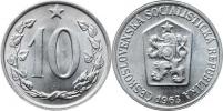 10 hal. 1963 - var.:  bez teček      "sbírkový"