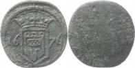 Kupferpfennig 1676          Ebner 106      "R"    0