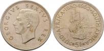 5 Shillings 1952 - 300 let Kapského Města
