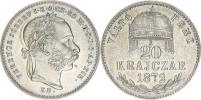 20 kr. 1872 KB "R"