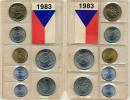 Ročníková sada mincí 1983_mír. poškoz. roh obalu