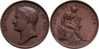 Nesign. - AE medaile na mír a obchod 1807 - poprsí