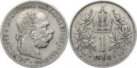 1 Koruna 1906 b.zn.      "RR"_tém.