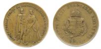 Medaile na korunovaci  královského páru v Budapešti 1867