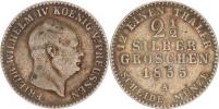 2 1/2 Silber groschen 1855 A KM 463