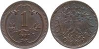 1 Haléř 1897 b.zn.