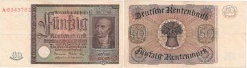 50 Rentenmarka 1934