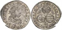 3 krejcar 1661 b.zn. Graz