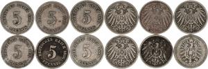 5 Pfennig 1888 J