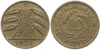 10 Reichspfennig 1931 G
