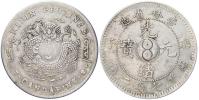 Čína. Te Tsung (1875-1908). Dollar CD 1900 provincie Kirin (7.CANDARINS.2). KM-Y-183