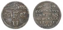 Malý žeton na korunovaci v Bratislavě 1.7.1618