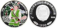 100 Won 1996 - Robin Hood      KM 519      Ag 999  7