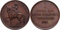 Ludvík Filip - na odhalení pomníku Ludvíka XIV. 1836