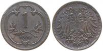 1 Haléř 1899 b.zn.