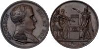 Brenet - AE medaile na ústavu 1815 - poprsí zprava