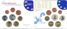 Ročníková sada mincí EURO 2002 minc. A (1