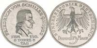5 DM 1955 F - Schiller         "RR"     KM 114