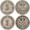 5 Pfennig 1891 F