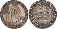 12 Mariánských grošů (1/3 Tolaru) 1674