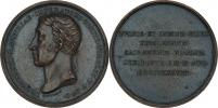 Medailka na korunovaci v Budíně 8.6.1867 - císař