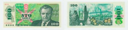 100 Koruna 1989