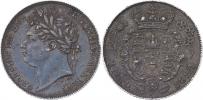 6 Pence 1821 - chyboražba "...RBITANNIAR."