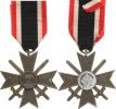 "Záslužný válečný kříž 1939-45"  II.třída - s meči      bronz