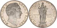 2 Gulden 1855 - Obnovení Mariánského sloupu v Mnichově "R" Dav. 604; KM 848